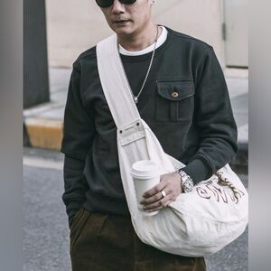 Military Pocket Sweatshirt - Black Non stock Bronson 100% Cotton